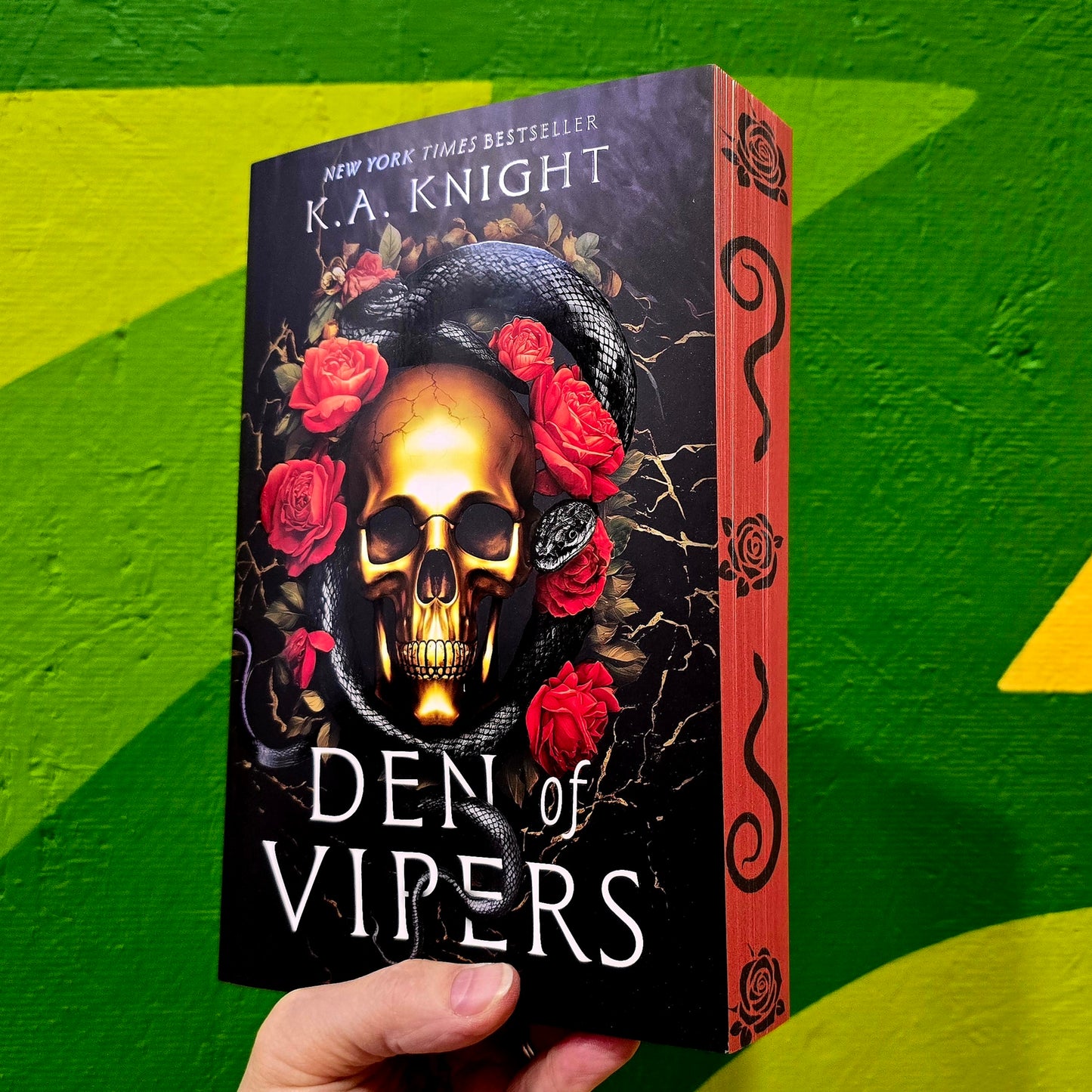 Den of Vipers by K.A. Knight (Sprayed Edges, Digitally Signed)