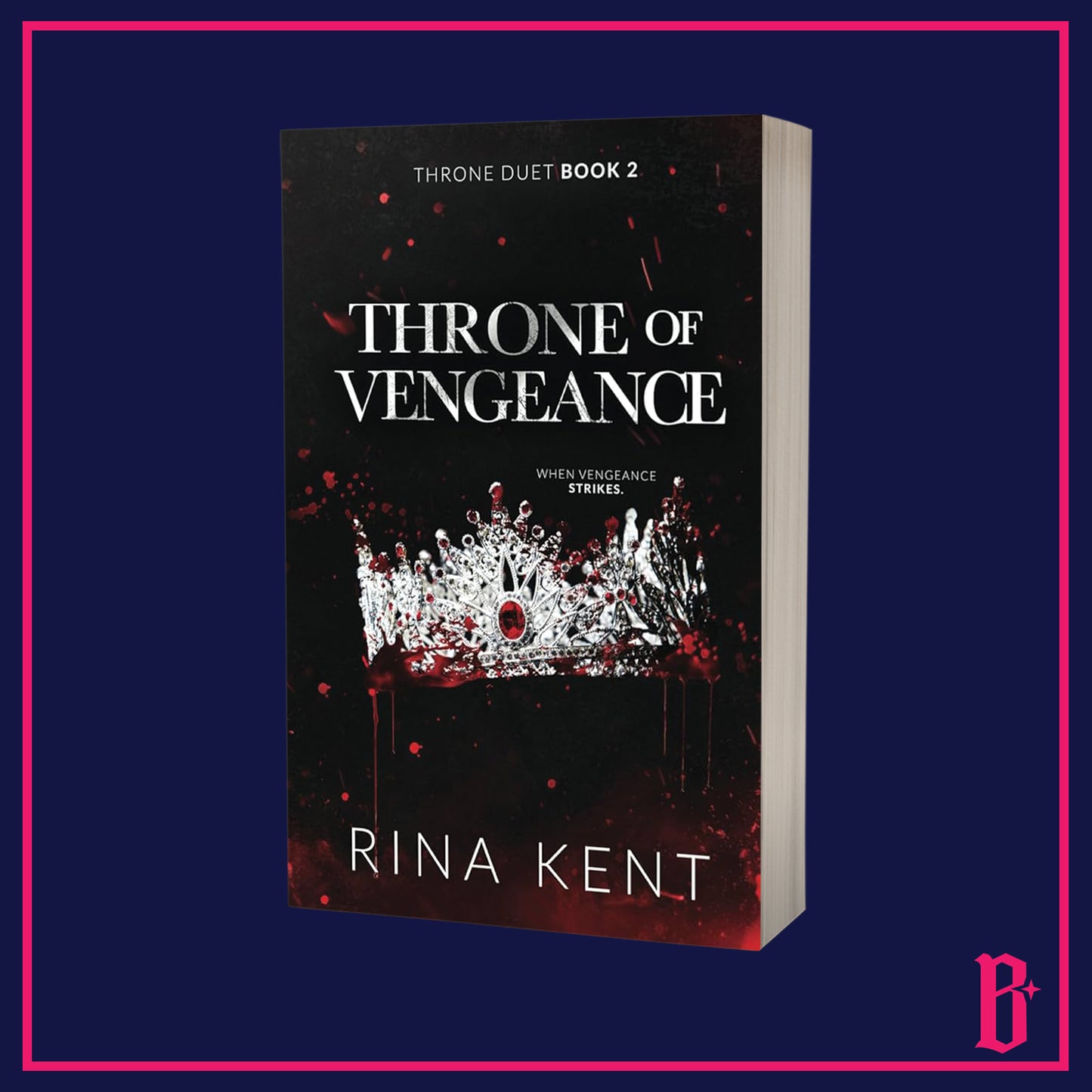 Throne Duet by Rina Kent (Discreet Edition, Foiled Bookplate)