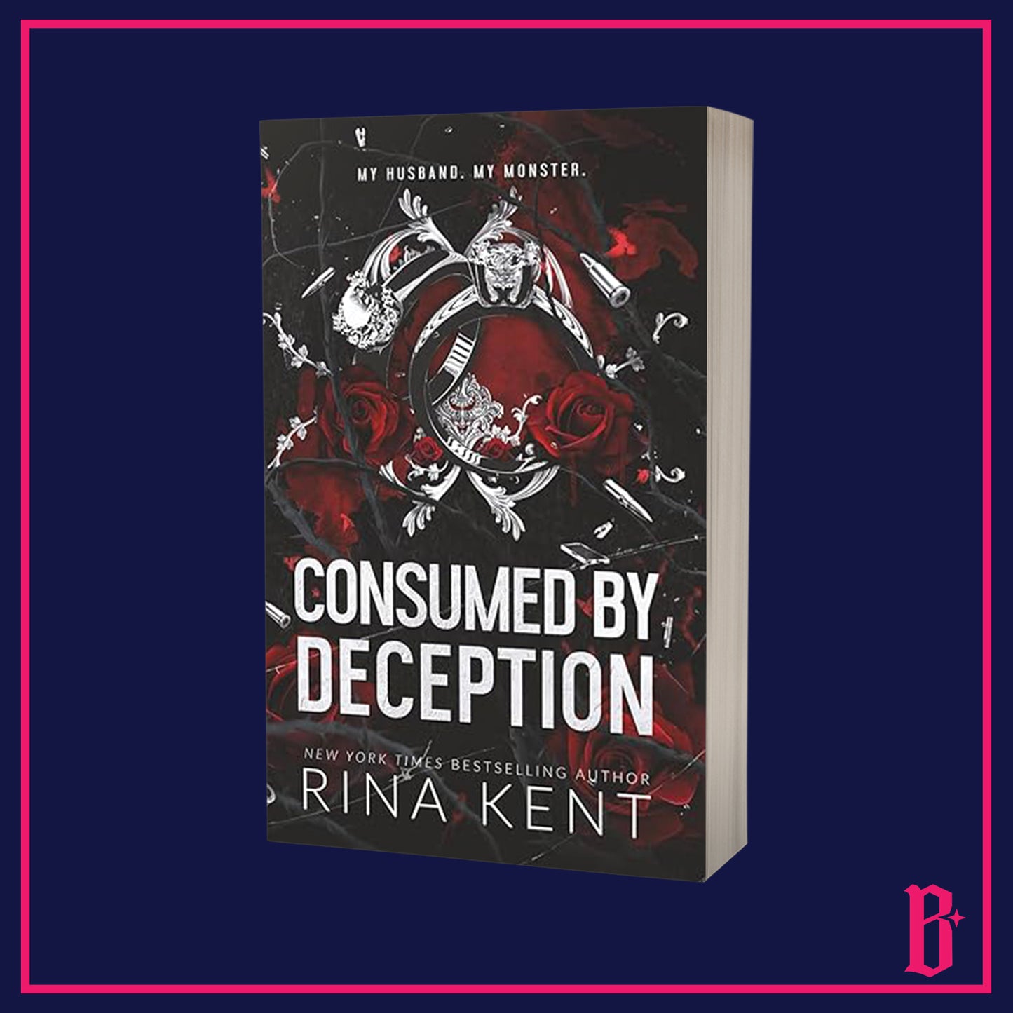Deception Trilogy by Rina Kent (New Discreet Covers, Foiled Bookplate)