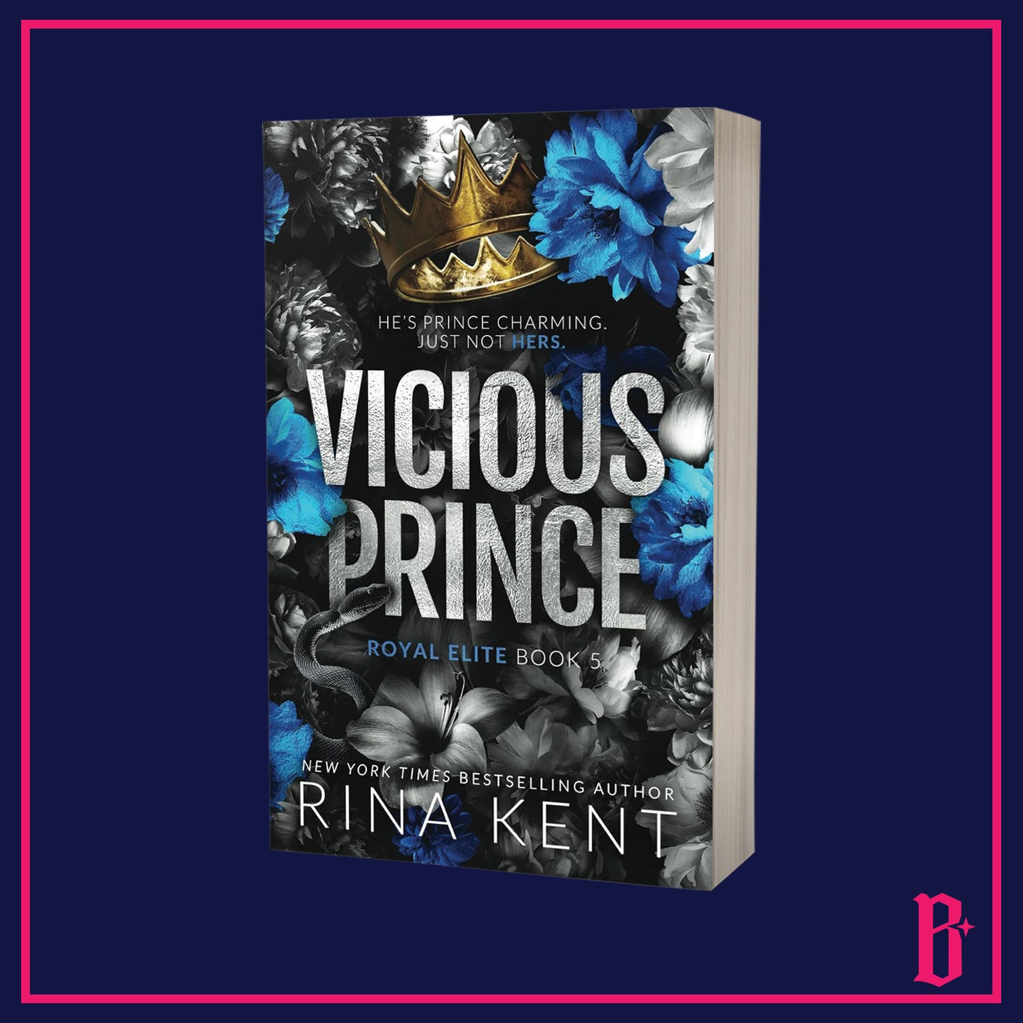 Vicious Prince by Rina Kent (New Discreet Edition, Foiled Bookplate)