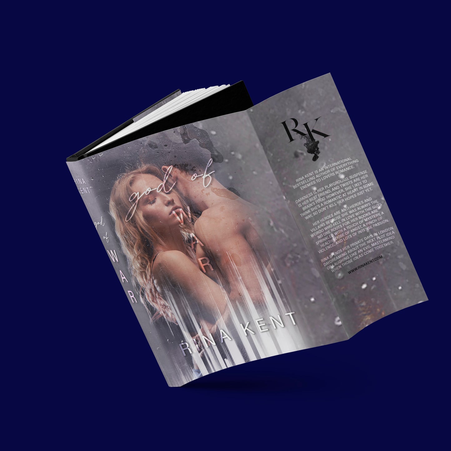 Alternate Dust Jacket for God of War by Rina Kent (Baddies Exclusive Edition Size)