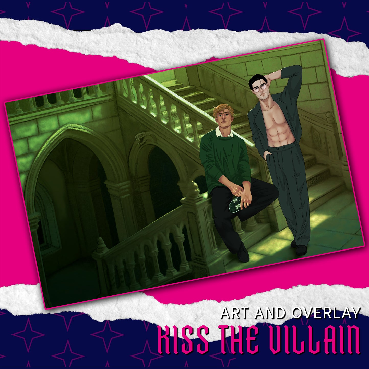 Kiss the Villain Art & Overlay
