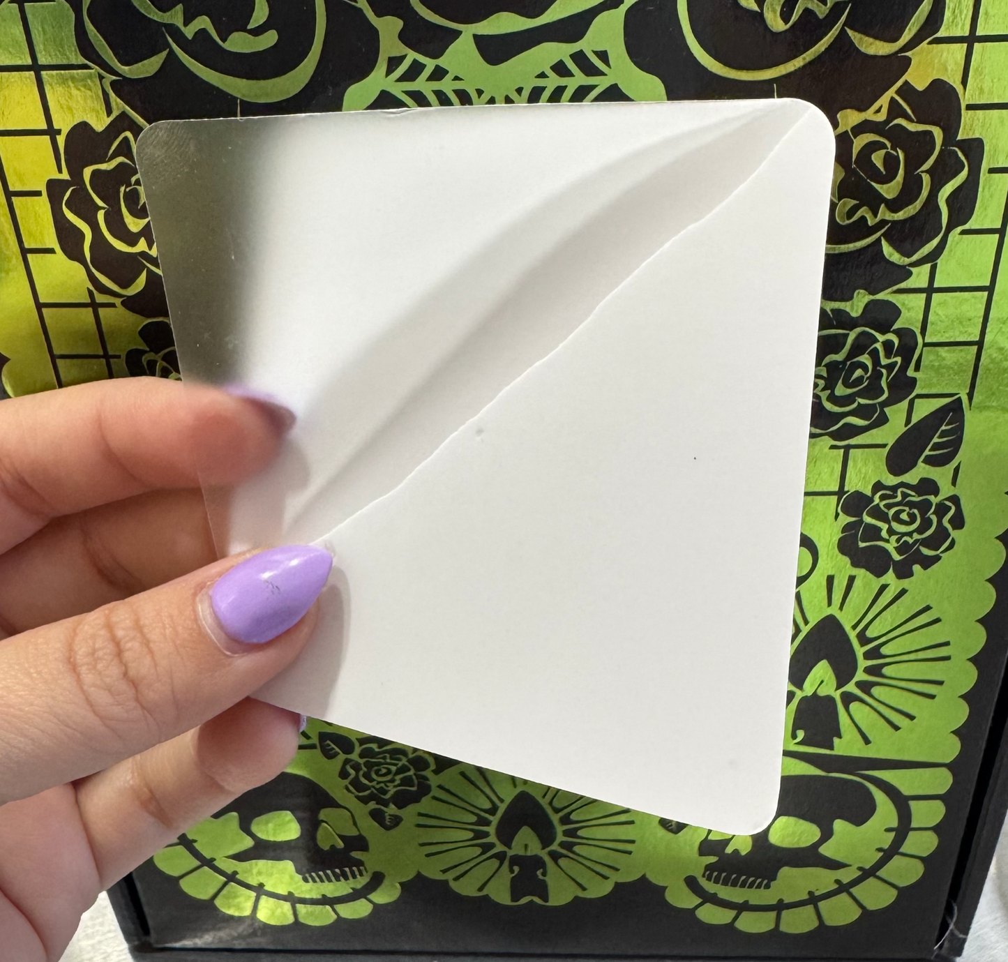 Square Book Plates β 3x3" | Clear Matte Finish