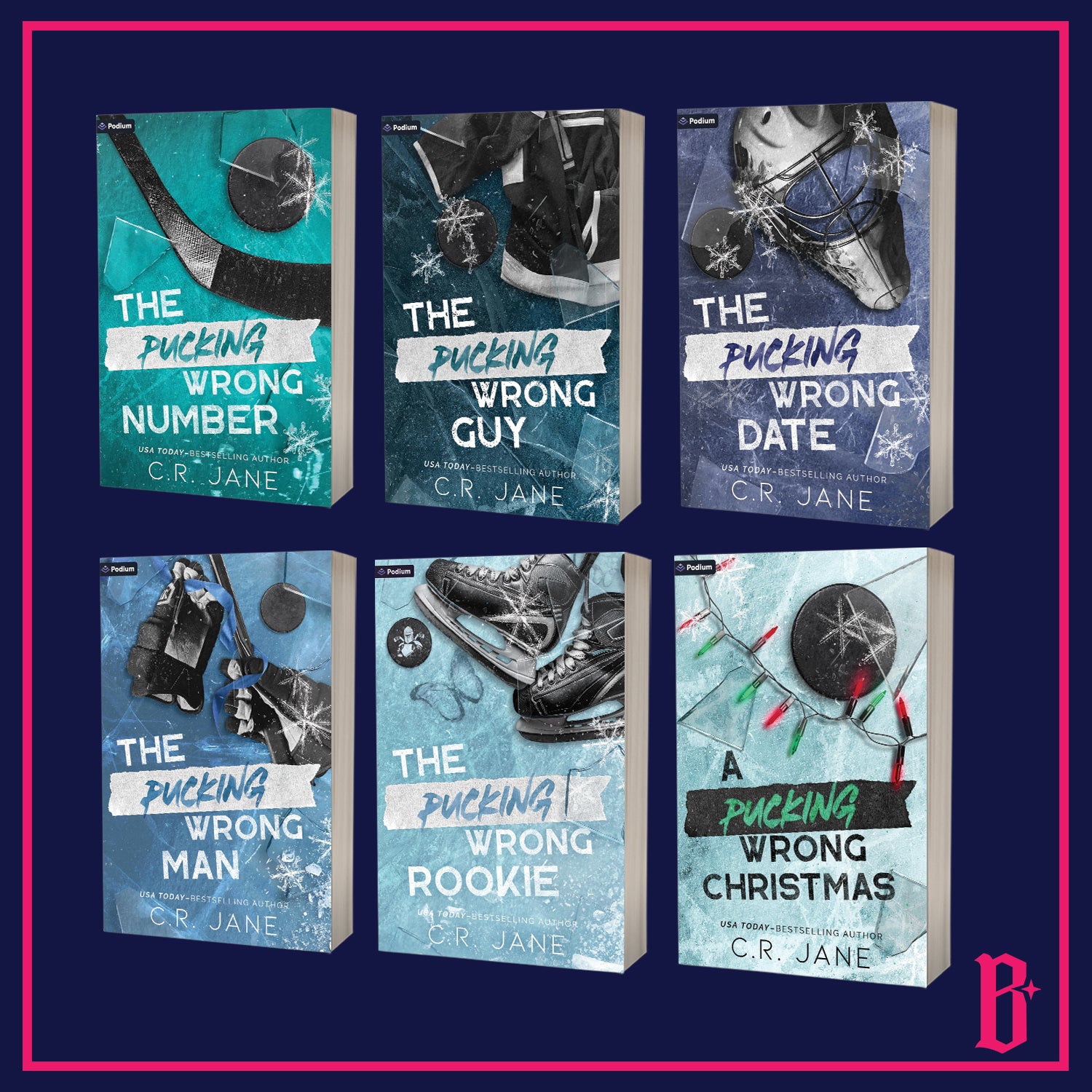 The Pucking Wrong Series by C.R. Jane (Digitally Signed) Baddies