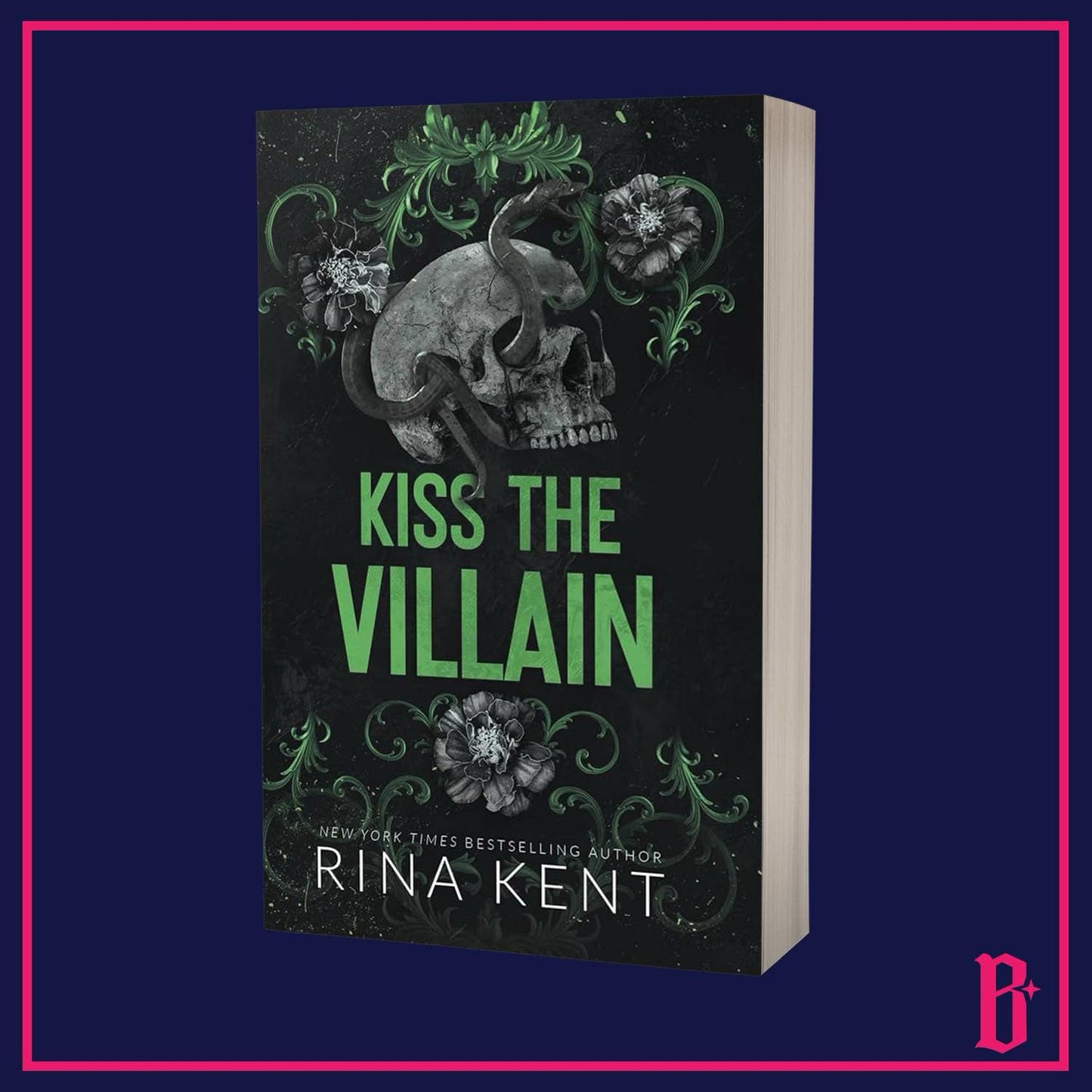 Kiss the Villain by Rina Kent (Foiled Bookplate)