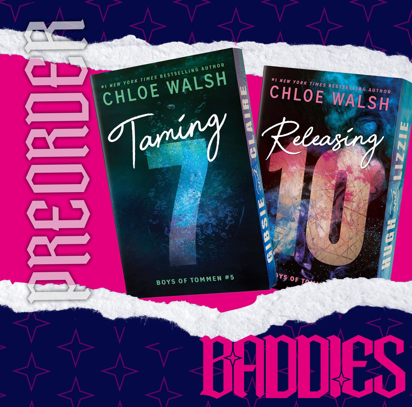 Taming 7 and Releasing 10 by Chloe Walsh PREORDER