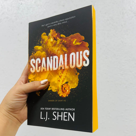 Scandalous by LJ Shen - Bloom Edition with Yellow Edges