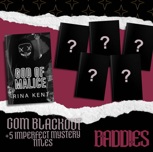 Imperfect Mystery Box - 6 Book Bundle featuring God of Malice, Blackout