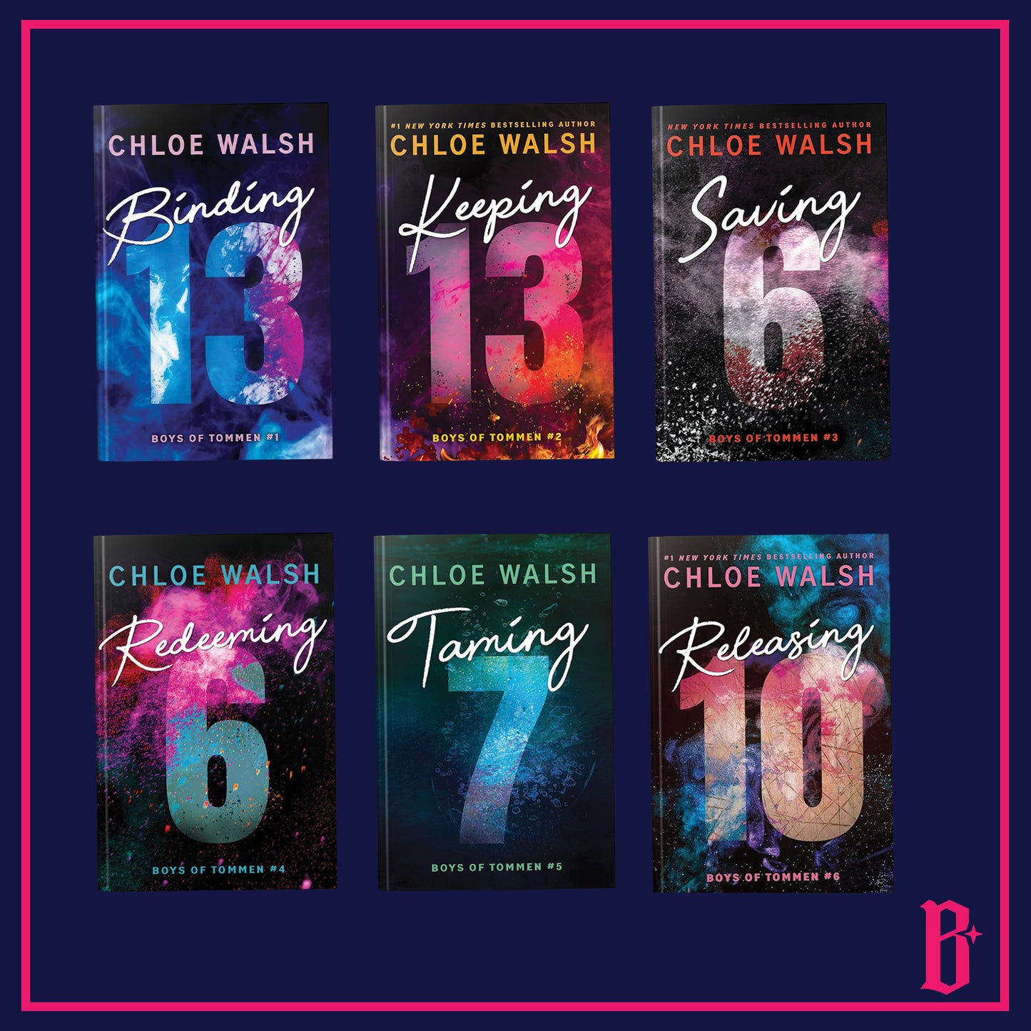 Boys of Tommen Series by Chloe Walsh