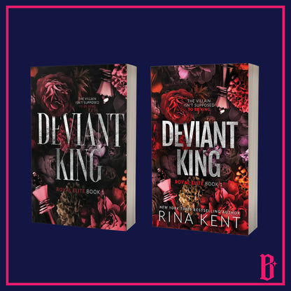 Deviant King by Rina Kent (OOP Discreet and New Discreet Editions, Foiled Bookplate)