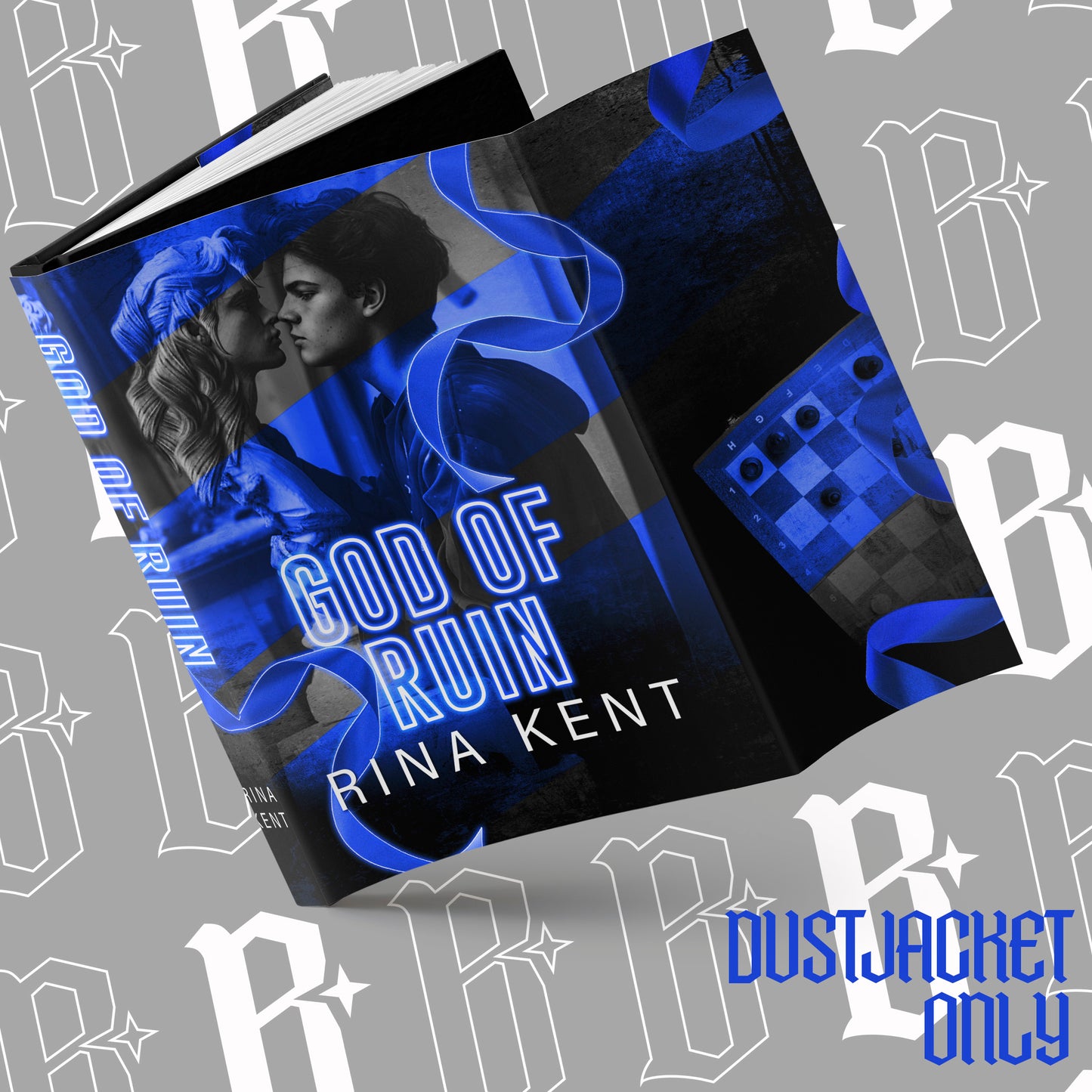 Alternate Dust Jacket for God of Ruin by Rina Kent – Baddies Exclusive Edition