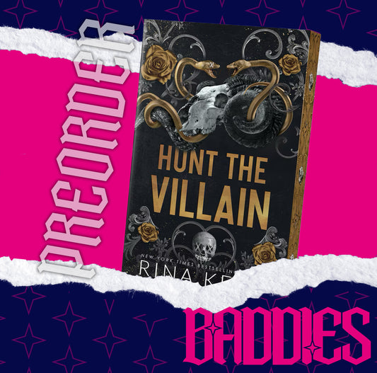 Hunt the Villain by Rina Kent (Deluxe Edition, Foiled Bookplate) PREORDER