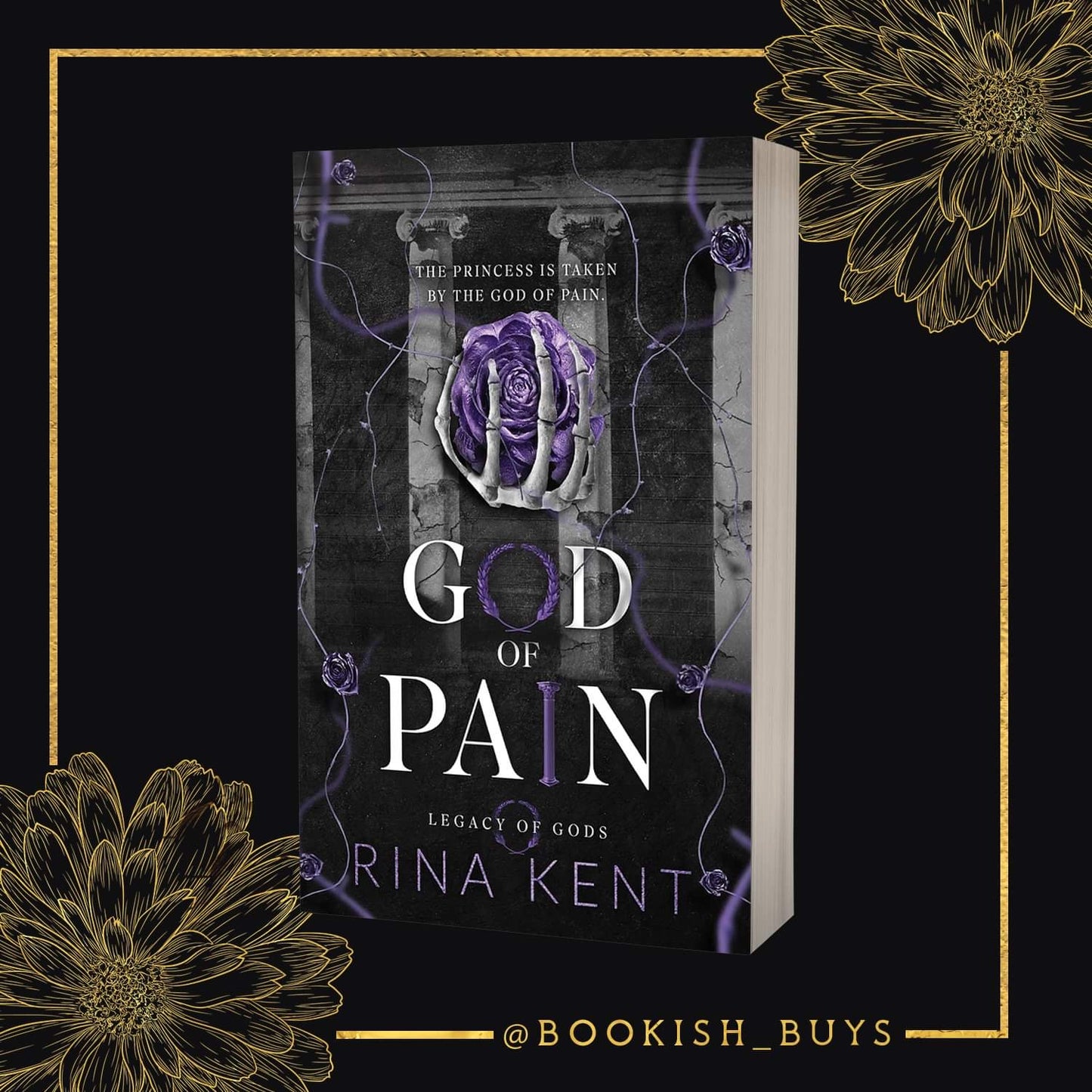 God of Pain by Rina Kent – Indie Discreet Edition with Signed Bookplate