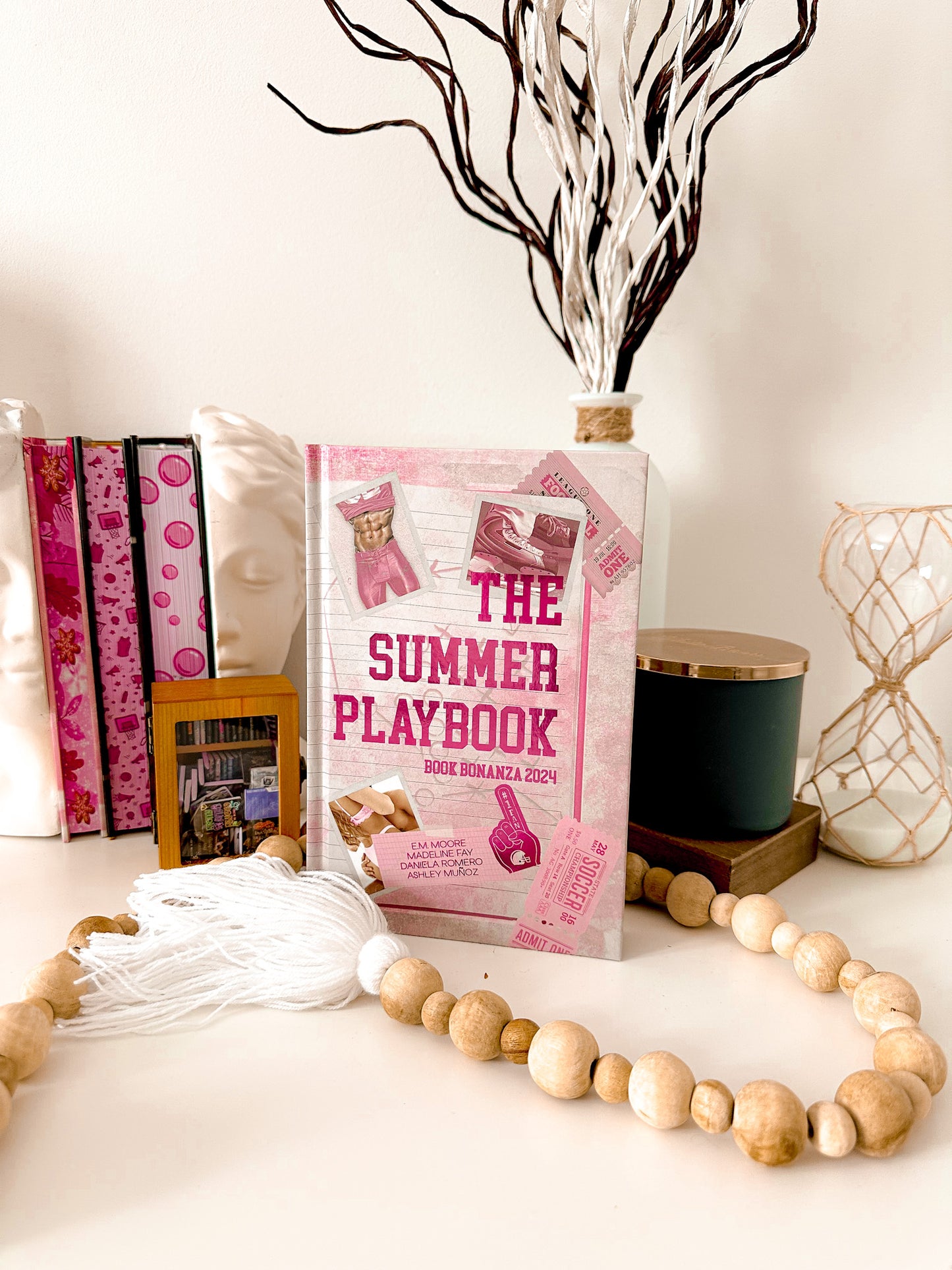 The Summer Playbook by E.M. Moore, Madeline Fay, Daniela Romero, and Ashley Munoz (Signed)