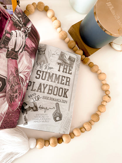 The Summer Playbook by E.M. Moore, Madeline Fay, Daniela Romero, and Ashley Munoz (Signed)