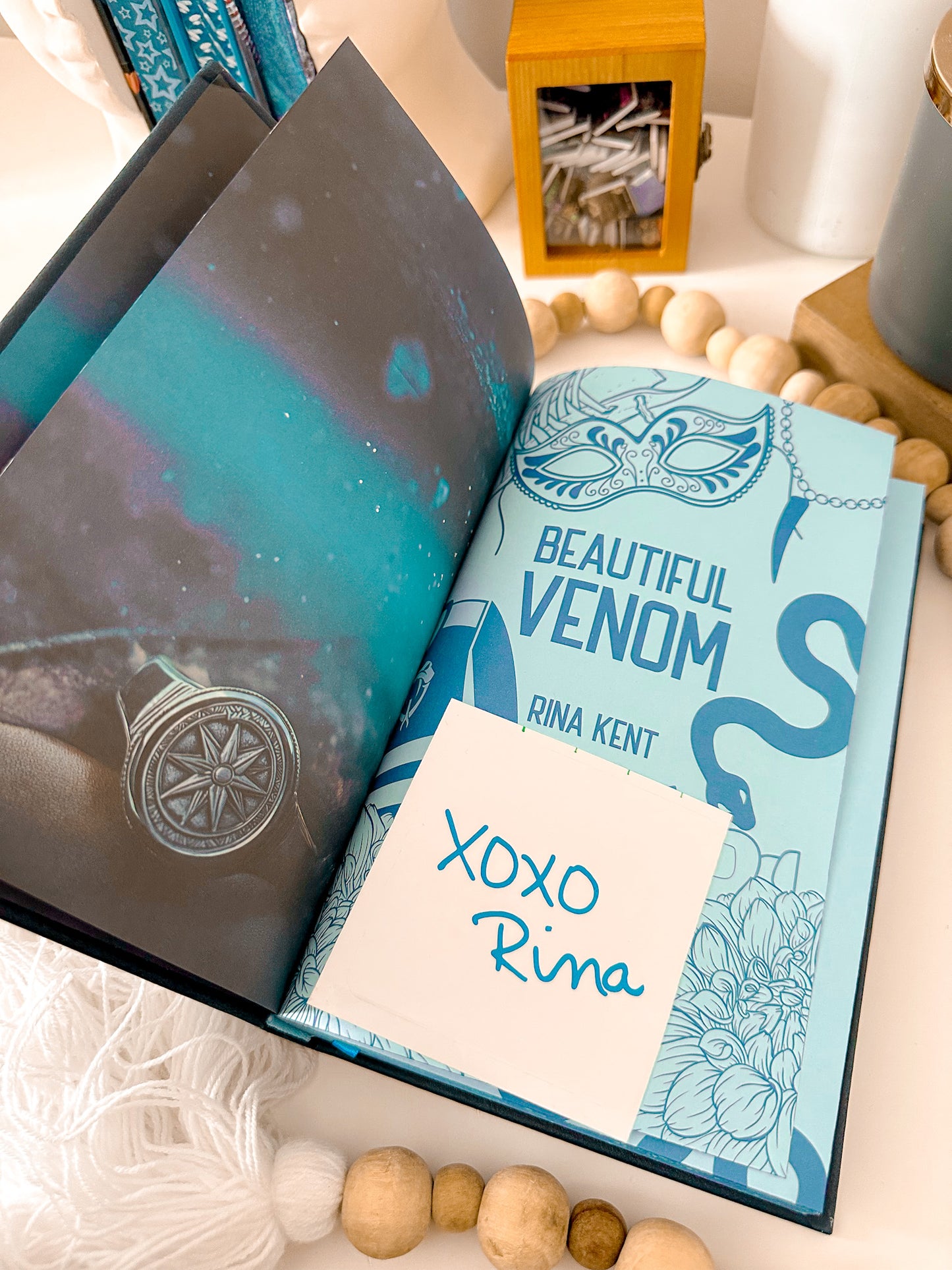 Beautiful Venom by Rina Kent (Baddies Edition, Signed)