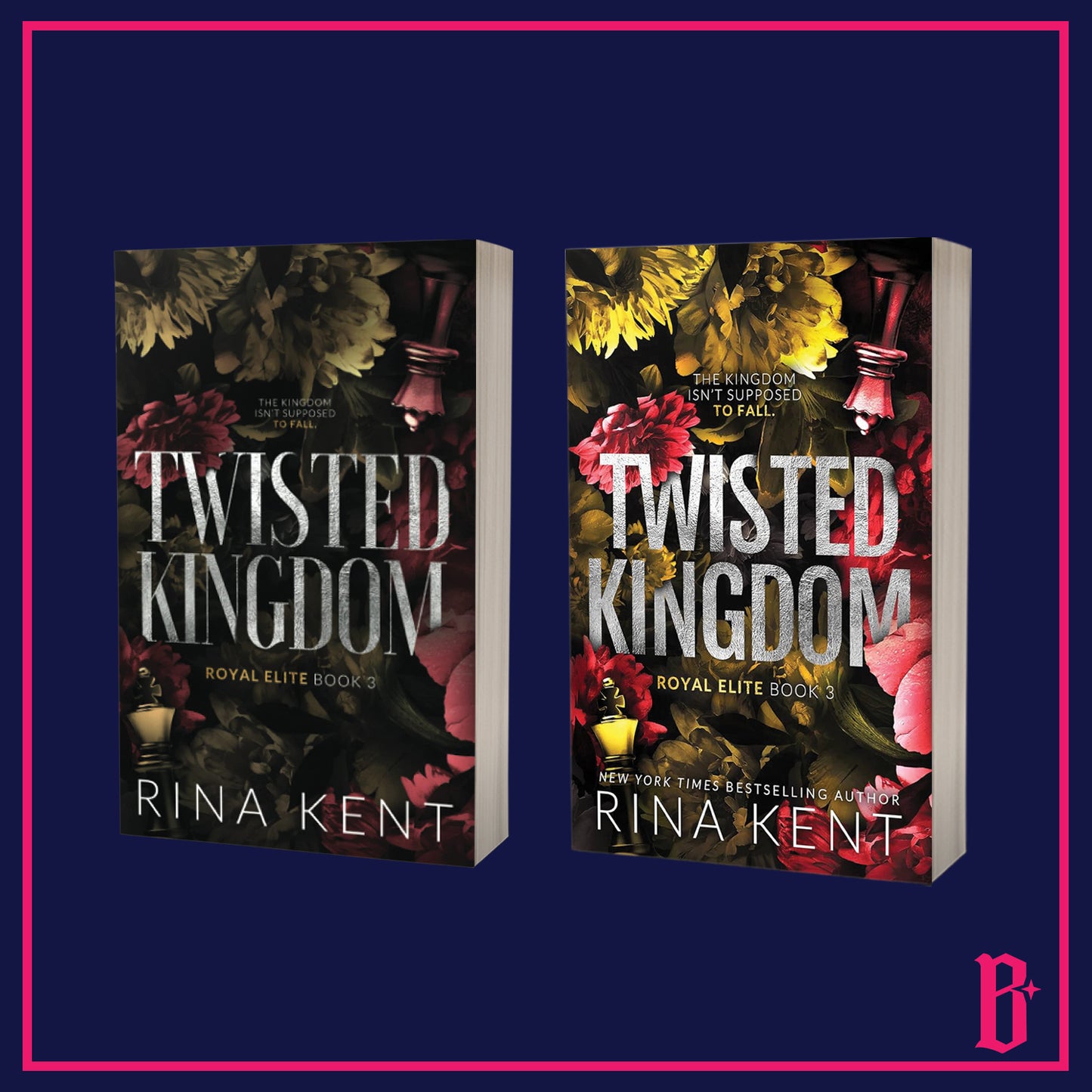 Twisted Kingdom by Rina Kent (OOP Discreet and New Discreet Editions, Foiled Bookplate)