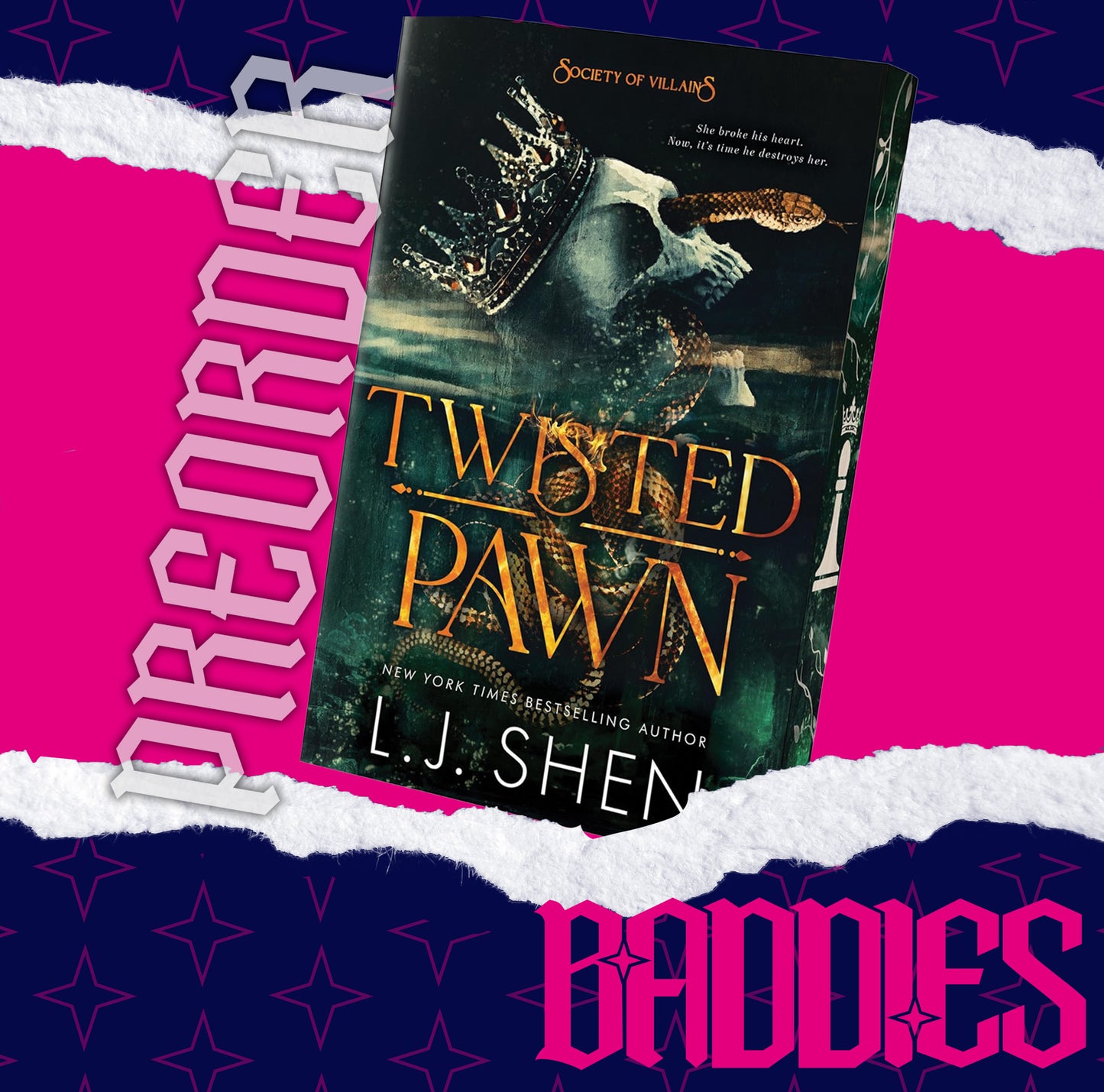 Twisted Pawn by L.J. Shen (Deluxe Edition) PREORDER