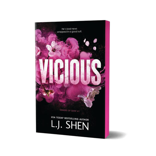 Vicious by LJ Shen - Bloom Edition with Pink Edges