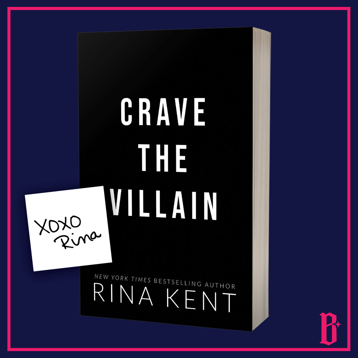 Crave the Villain by Rina Kent (Deluxe Edition, Signed) PREORDER – Baddies