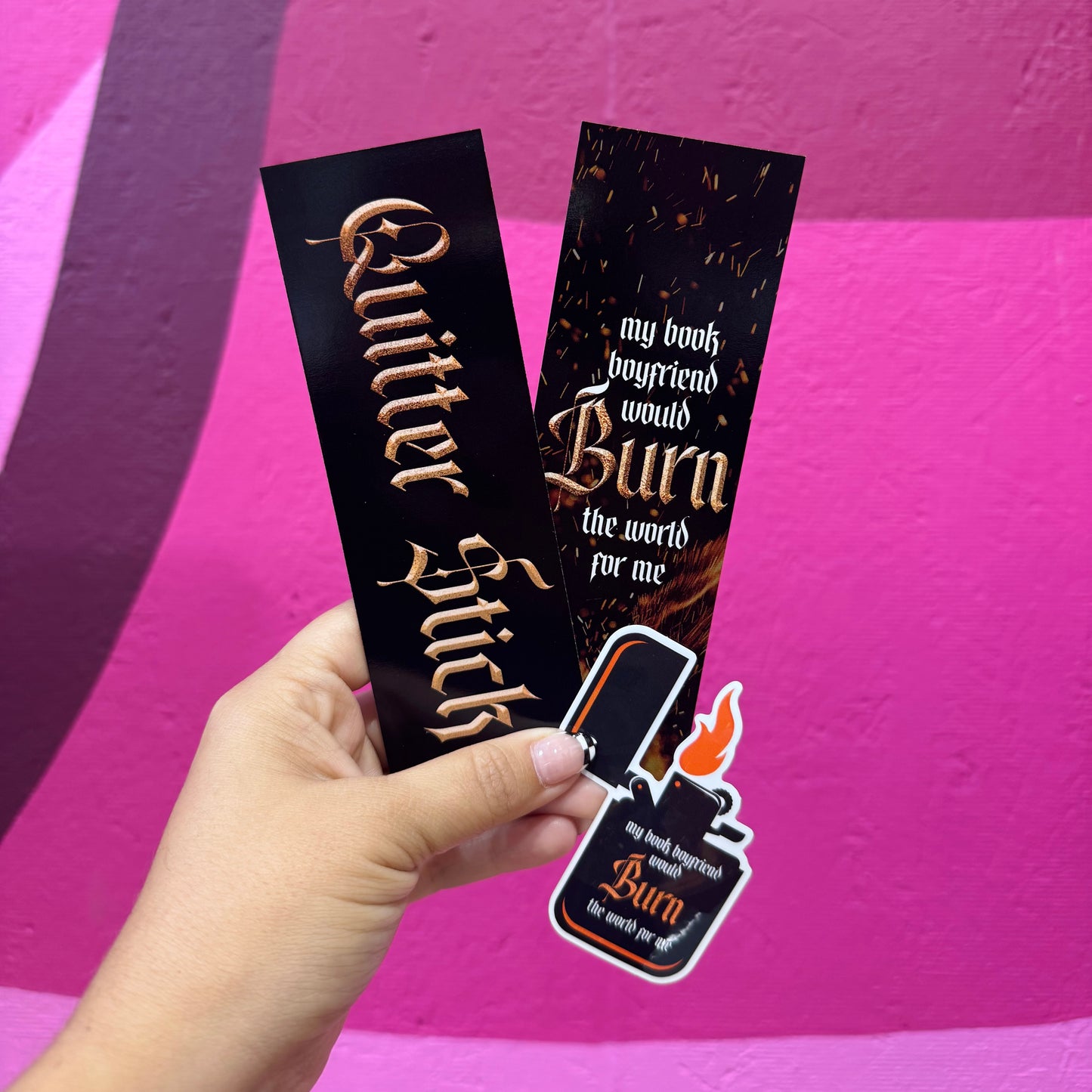 Burn the World Duo (Bookmark + Sticker)